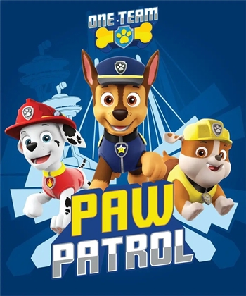 2: Børnetæppe - Paw Patrol - 100x140 cm - Blødt og lækkert Fleece tæppe - Borg Living